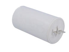 Motorkondensator 25uF 450V Ø4x92mm FastOn Stecker 6,3mm