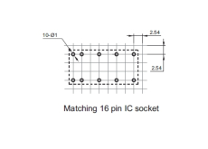 Relais 12VDC  2xUM 3A/30V bistabil 2 Spulen