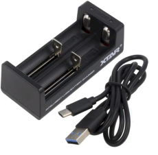 Ladegerät für 2x Li-Ion Akkus Max. 0,5A über USB-Anschluss