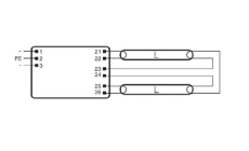 Vorschaltgert 2x58W Osram QT-FIT8 2x58-70