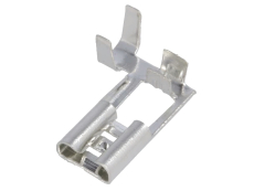 Flachsteckhülse 6,3mm blank 0,5-1,5mm² gewinkel