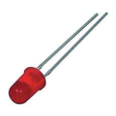 LED 5mm rot Niedrigstrom 2mA 2..2,5V