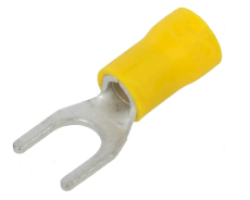 Gabelkabelschuhe M6 gelb 4-6mm isoliert