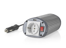 Wechselrichter modifizierte Sinuswelle  12 V DC – 230 V AC 150 W 1x Schuko 1x USB-Ausgang