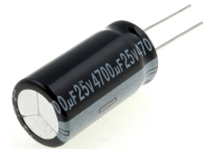 4700uF/25V radial 16x30mm ELKO 105°