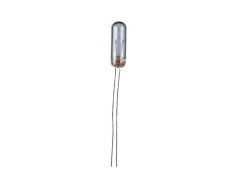 Drahtlämpchen 14V 40mA weiß DM=4,14mm L=11,7mm