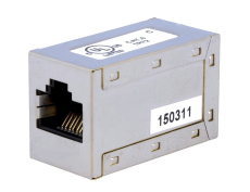 RJ45-Doppelkupplung 8/8 Cat6 geschirmt