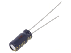 47uF/16V radial 5x11mm 105° low ESR ELKO Panasonic