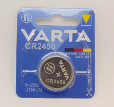 CR2450 Lithium 3V 620mAh 24x5,0mm