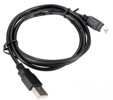 USB2.0-A  Stecker USB2.0  auf   Mini-USB-B Stecker    1,2m Kabel    5polig