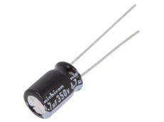 4,7uF/350V radial 8x11,5 ELKO 105°