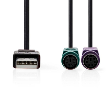 USB Adapter USB-A/2x PS2 für Maus und Tastatur