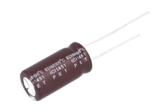 1500uF/10V 10x20mm radial 105° low ESR ELKO