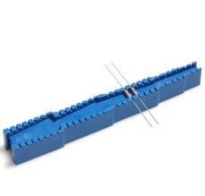 Biegelehre für axiale Bauteile