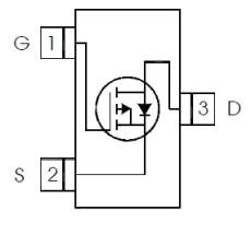 IRLML6402 P-FET 20V 2,2A 1,3W SOT-23