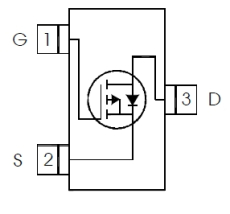 IRLML6402 P-FET 20V 2,2A 1,3W  SOT-23