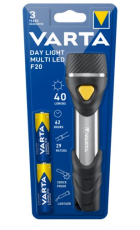 Taschenlampe LED 2xAA Aluminium/Gummi 40lm