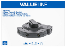 Toslink 3-fach Umschalter Optisch