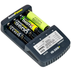 Ladegerät Li-IonNi-MH Ni-CD Lade/Entladefunktion AccuPower IQ328+ V2