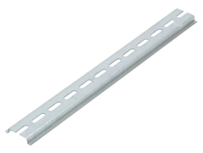 Hutschiene 35mm x 1000mm Stahl DIN-Schiene gelocht