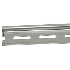 Hutschiene 35mm x 1000mm Stahl DIN-Schiene gelocht
