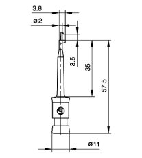 Kleps 2 rot Hirschmann