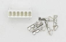 Buchse RM 2,54mm 6pol. löt/crimp Einsätze Molex