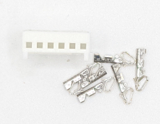 Buchse RM 2,54mm 6pol. löt/crimp Einsätze Molex
