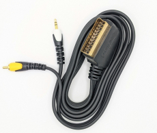 Scartkabel 1xScart auf 1x Chinchstecker und 1x Klinkenstecker