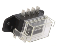 Sicherungsdose 4pol. 80x27x36,5mm KFZ-Sicherungen