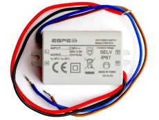 Netzgerät 12VDC 500mA 6W 230VAC 55x29,5x22mm IP67