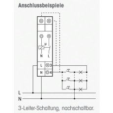 Treppenhausautomat TLZ 18 0,2 bis 12Min 250V/16A