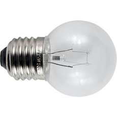 E27 230V 40W Glühlampe Tropfenform klar 300°C