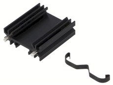 Kühlkörper 10K/W 38x34.5x12.5mm schwarz TO202, TO218, TO220, TOP3
