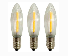 Ersatzlämpchen 14-55V LED E10 0,2W Topkerze 3 Stück