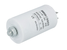 Motorkondensator 16uF 450V Ø40x70mm mit FastOn Stecker