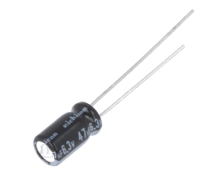 47uF/6,3V radial 5x9mm ELKO