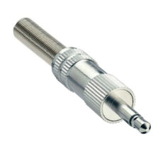KLINKENSTECKER 3.5mm stereo gerade Metall