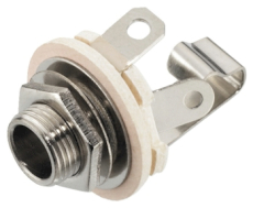 KLINKENBUCHSE 6.3mm Mono lötbar