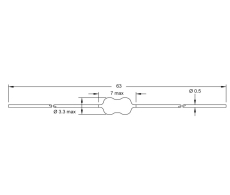 3.3uH  HF Drossel   420mA  0,5E