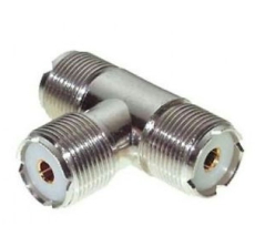 PL-Anapter(UHF) T-Adapter3xKupplung