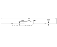 1.0mH HF Drossel 55mA 33E