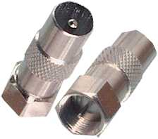 F-ADAPTER F-Stecker ->Koaxstecker