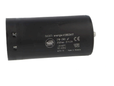 Anlaufkondensator 216-260uF 250VAC kein Dauerbetrieb mit FastOn Stecker 6,3mm