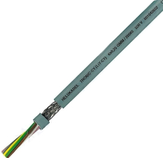 GESCHIRMTES KABEL 6x0.14 grau rund