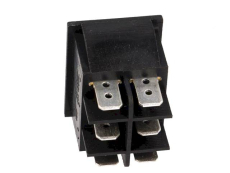 Wippschalter 2pol.EIN AUS EIN 250V/15A 30x22mmA 30x22mm