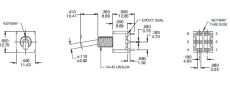 Kippschalter    2pol.      250V/2A    EIN(Tast)     DM