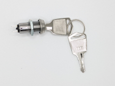 Schlüsselschalter 1-polig klein 125VAC/1A DM12mm