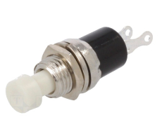 Taster weiß aus(ein) 125V1A Einbau DM7mm