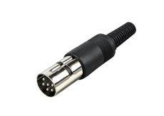 DIN STECKER 6 polig 240° gerade